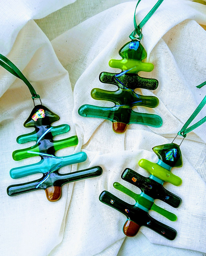 Joanna Watson - Fused Glass Christmas Trees