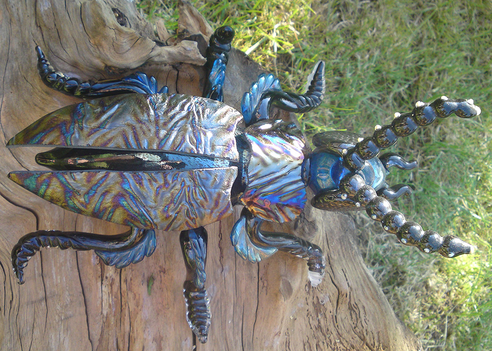 KT Yun - Iridescent Glass Beetle
